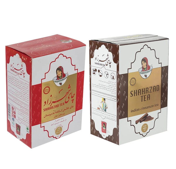 عکس لوگوی قدیمی چای شهرزاد