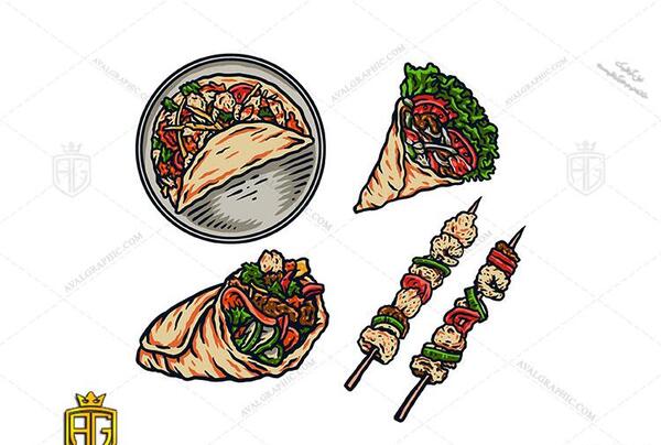 عکس لوگو غذای ایرانی