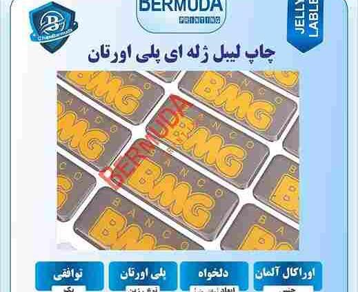 عکس چاپ لوگو ژله ای