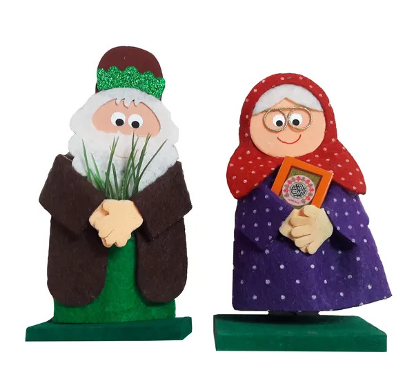 عکس ننه سرما و عمو نوروز واقعی