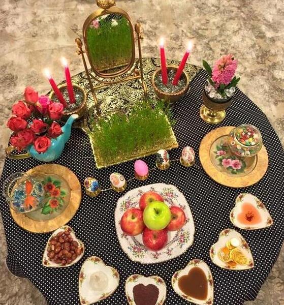 عکس از سفره عید نوروز