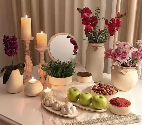 عکس از سفره عید نوروز