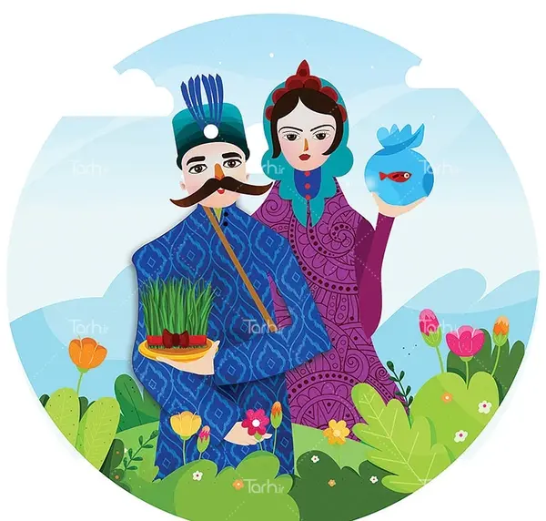 عکس تصویرسازی نسیم نوروزی