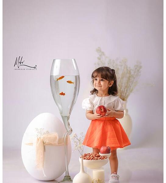 ایده عکس نوروزی نوزاد