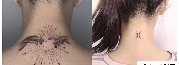 عکس تاتو کمر دخترانه پروانه
