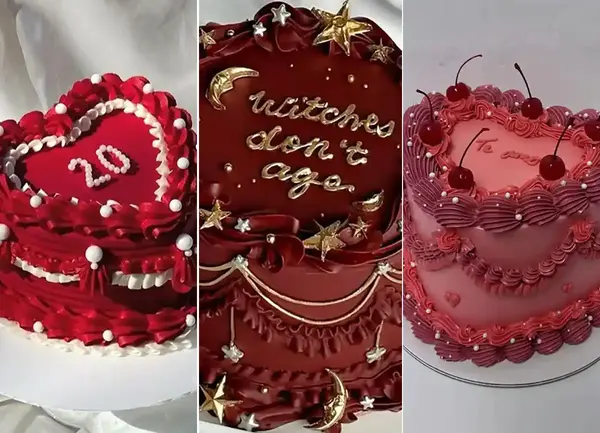 عکس کیک مدل قلب
