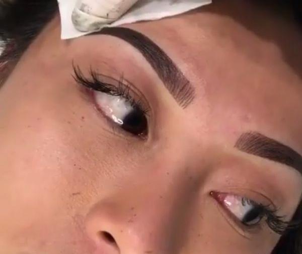 عکس آموزش تاتو قاب و سایه ابرو
