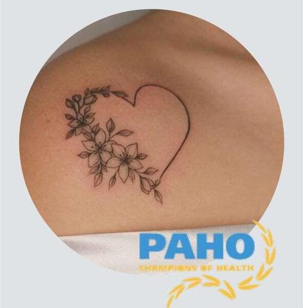عکس تاتو قلب شکسته روی دست