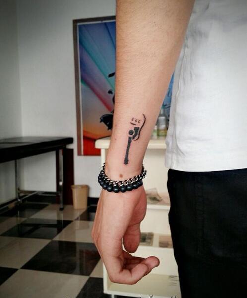 عکس اجمل تاتو على اليد للرجال
