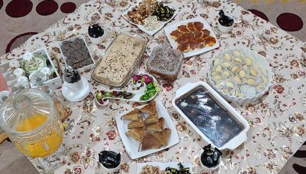 عکس تزیین سفره عید فطر