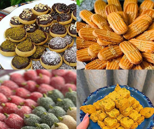 عکس انواع شیرینی عید
