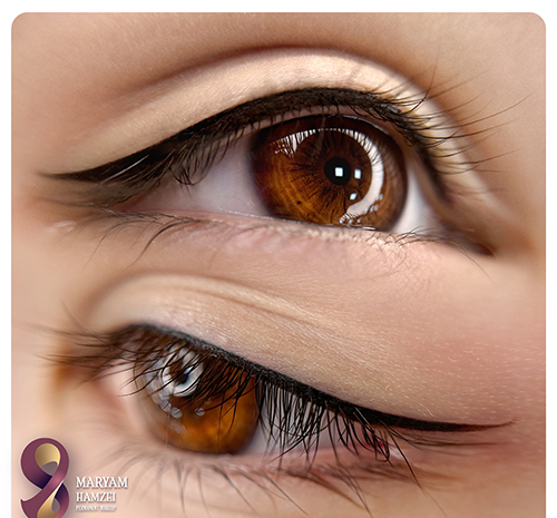 عکس تاتو خط چشم کی خوب میشه