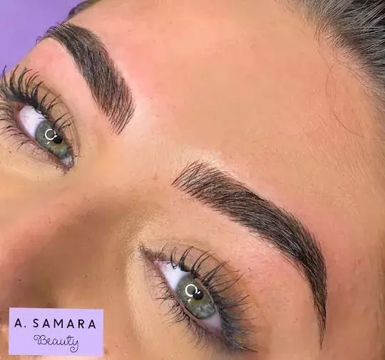 عکس تاتو حواجب مايكروبليدنج