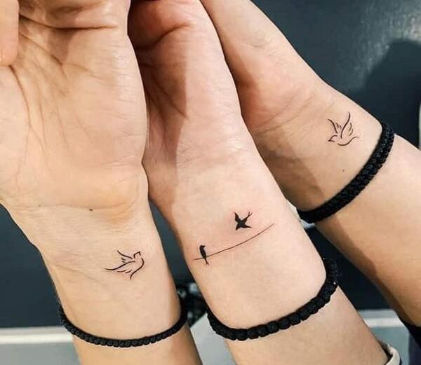 عکس تاتو نوشته یادتون رفت یاد من موند