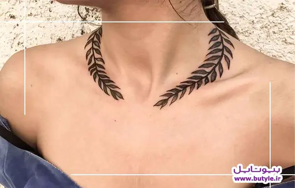 عکس تاتو یاغی روی گردن
