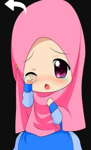 عکس دختر چادری انیمه