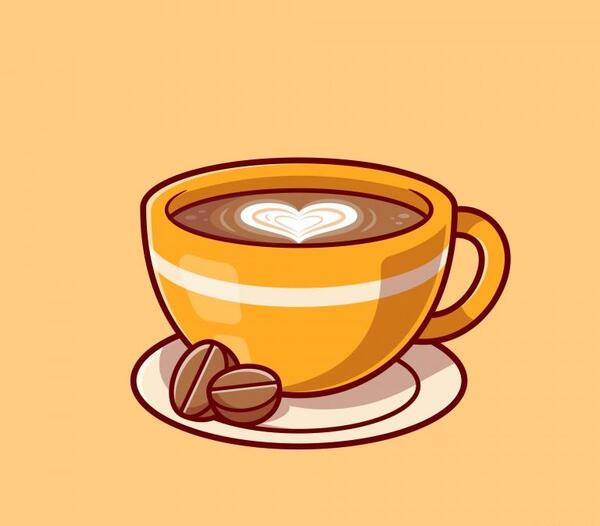 عکس تصویر پس زمینه فنجان قهوه