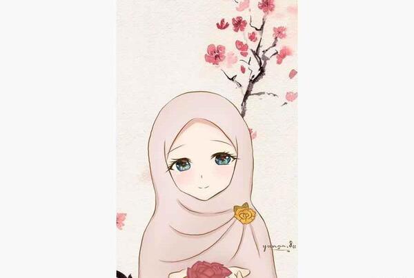 عکس پس زمینه دختر حجابی