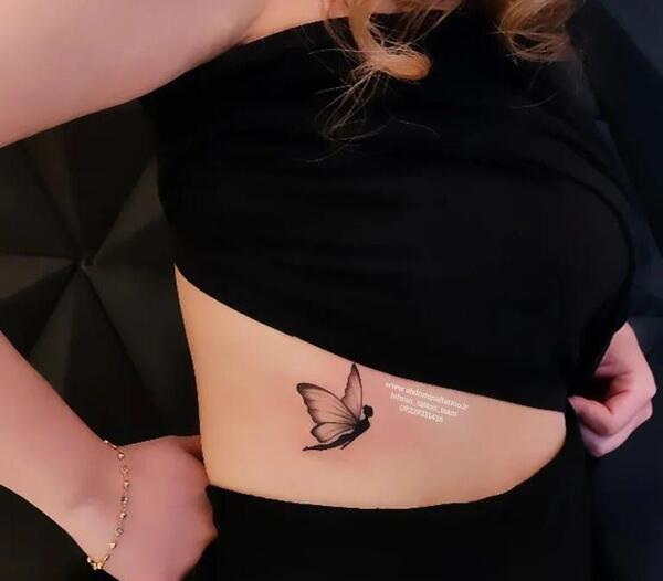عکس تاتو بال فرشته روی مچ دست