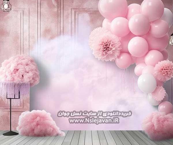 عکس بک گراند کودکانه آتلیه ای