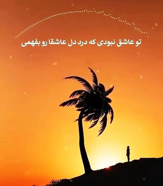 عکس تو عاشق نبودی ببینی