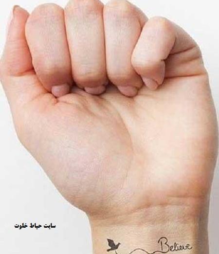 عکس تاتو عقرب روی پا