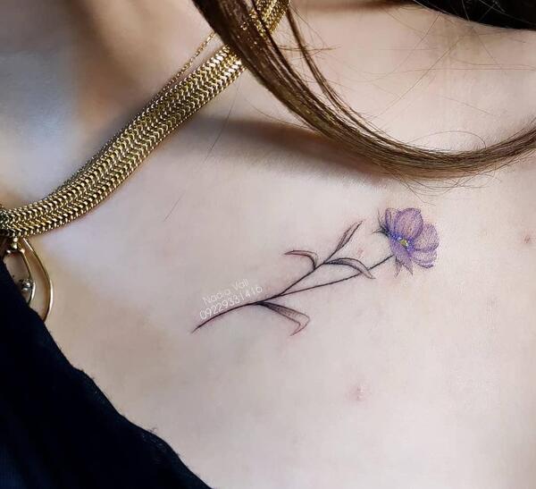 عکس تاتو ظریف برای ترقوه
