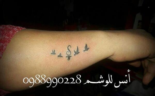 عکس تاتو طيور على اليد