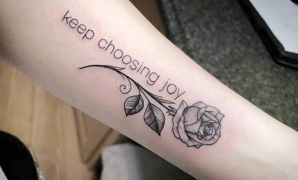 عکس تاتو ست عاشقانه نوشته