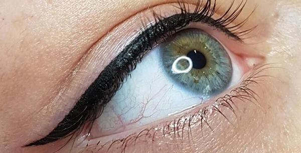 عکس تاتو زیر چشم دخترانه