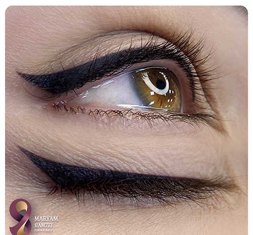 عکس تاتو زیر چشم دخترانه
