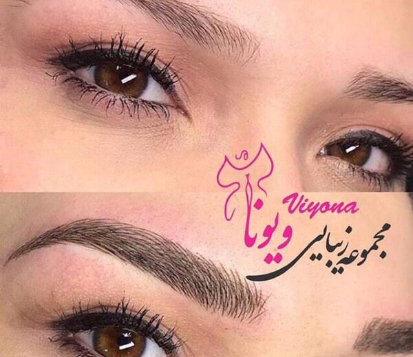 عکس تاتو زدن ابرو