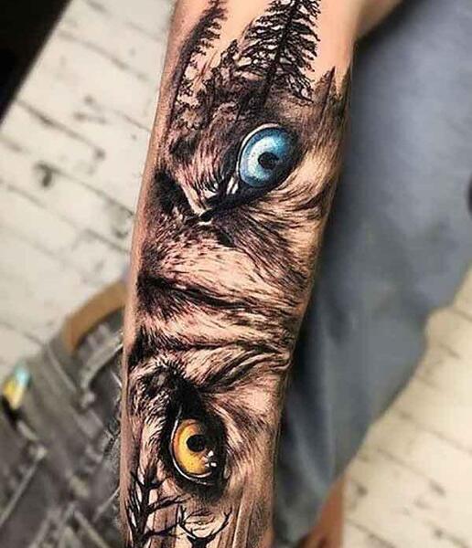عکس تاتو روی دست مردانه جدید
