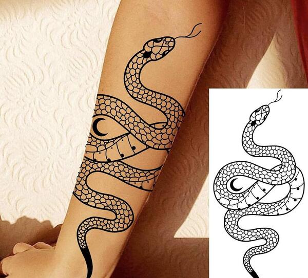 عکس رسم تاتو على اليد رجالى