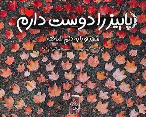 متن زیبای پاییزی برای عکس خودم