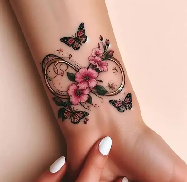 عکس تاتو دخترانه روی دست خفن