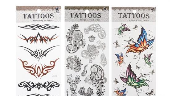 عکس تاتو چسبی دخترانه