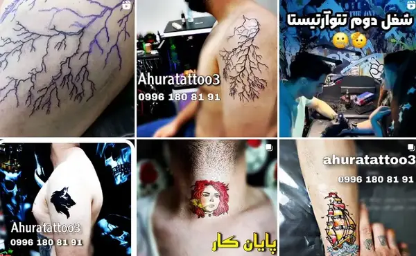 عکس تاتو کار تهران