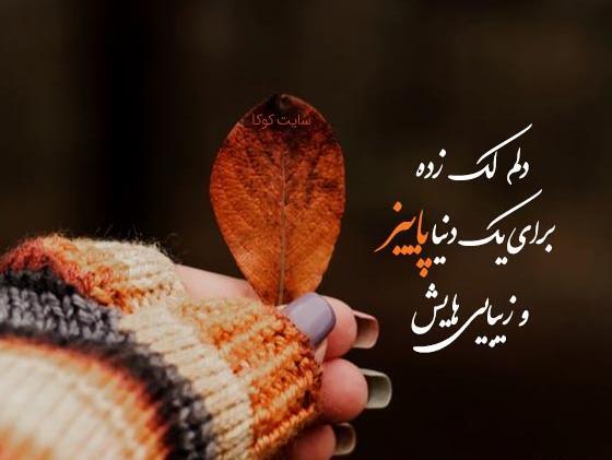 عکس متن استوری عصر پاییزی