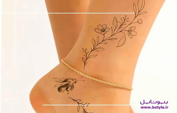عکس تاتو پشت کمر زنانه