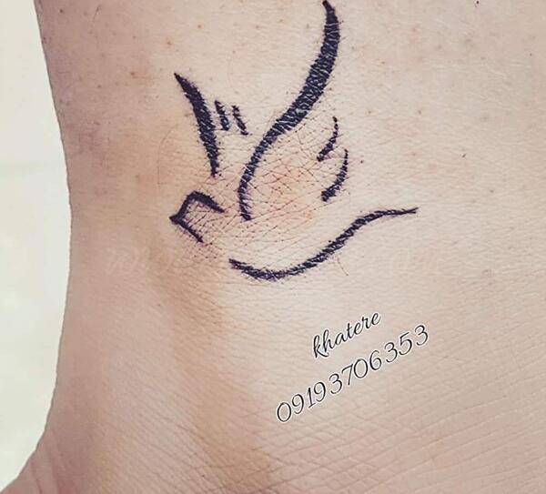 عکس تاتو دخترانه بدن