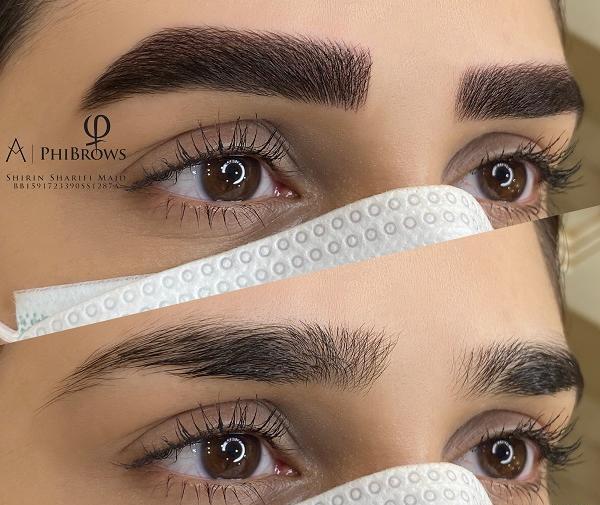 عکس تاتو ابرو به انگلیسی