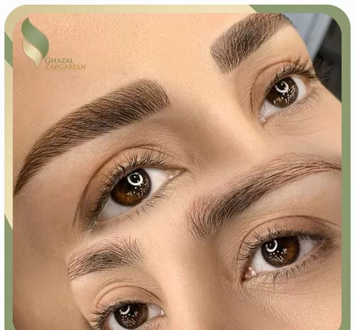 عکس قیمت تاتو ابرو