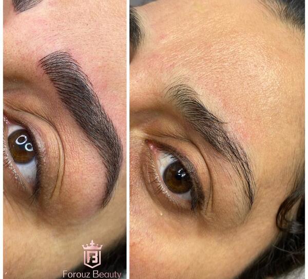 عکس تاتو ابرو دخترانه