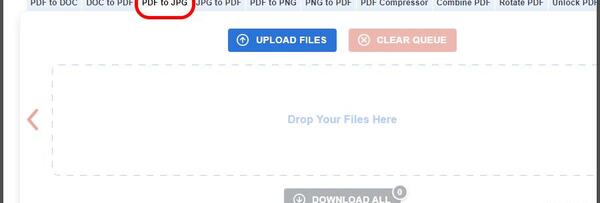 تبدیل عکس به پی دی اف آنلاین jpg to pdf