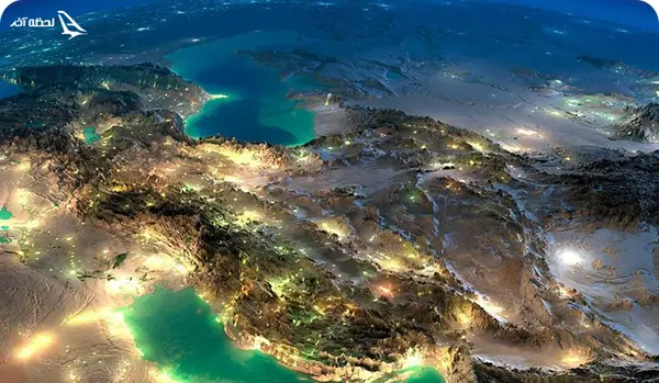 یک عکس از نقشه ایران