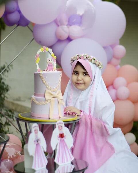 مدل عکس تولد با حجاب