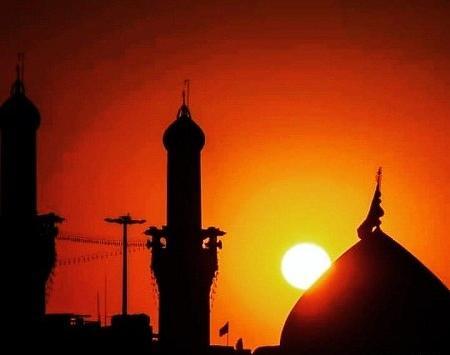 بين الحرمين غروب عکس کربلا