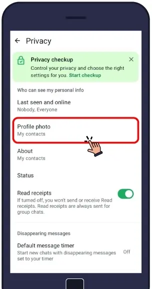 چگونه بفهمیم عکس پروفایل واتساپ چک شده در ایفون