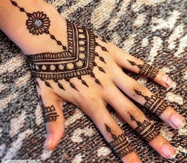 عکس های حنای دست